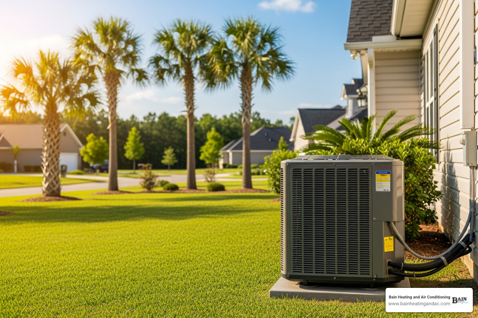 modern air conditioning unit outside comfortable Alabama home - ac installation in anniston al modern air conditioning unit outside comfortable Alabama home - ac installation in anniston al