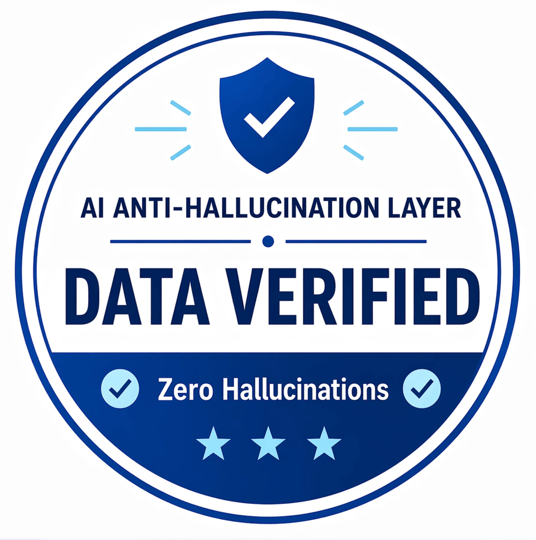 FUSE.is - Hallucination Free - Badge