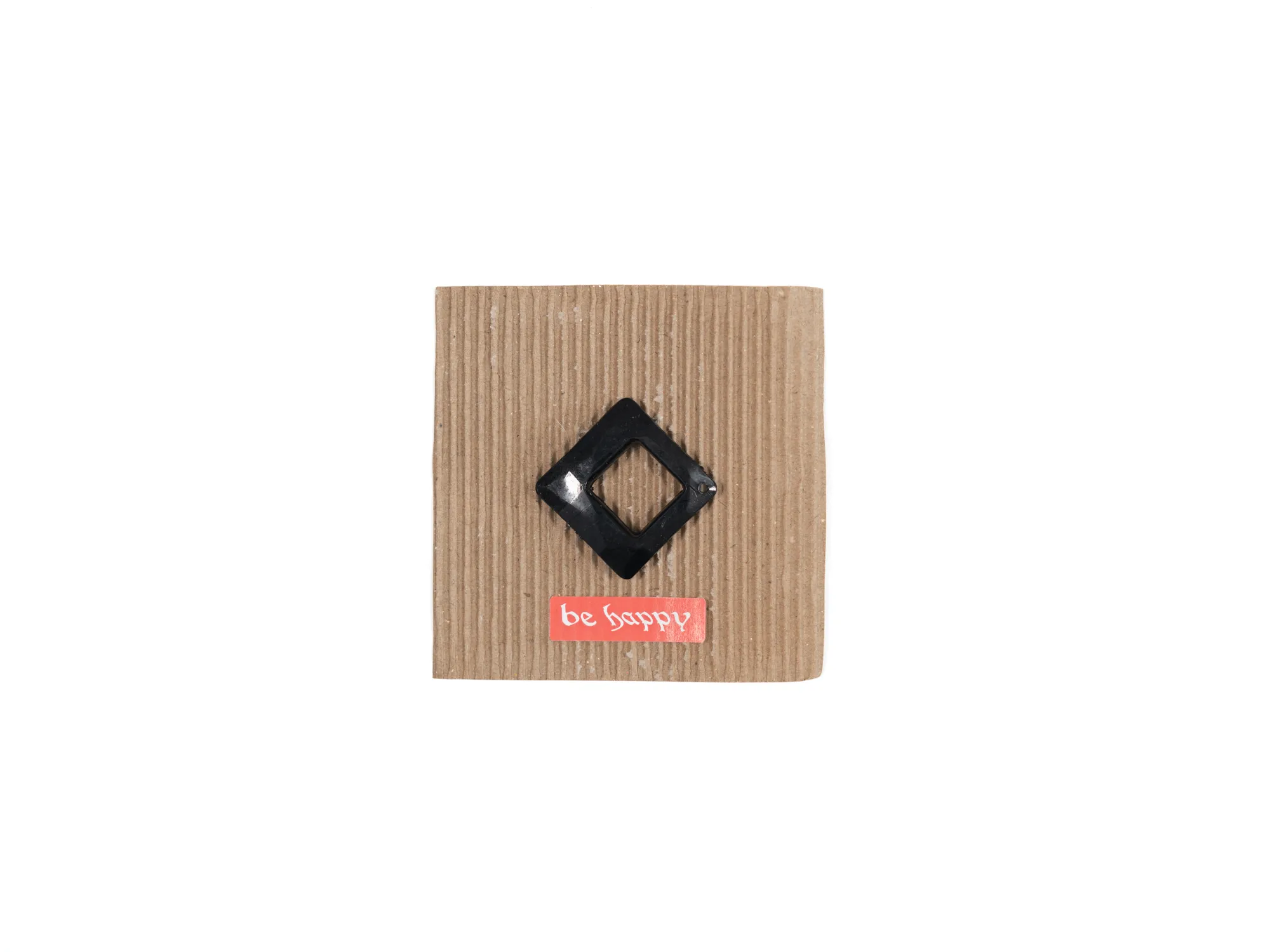 Cardboard XS 002 — Earring, Be Happy