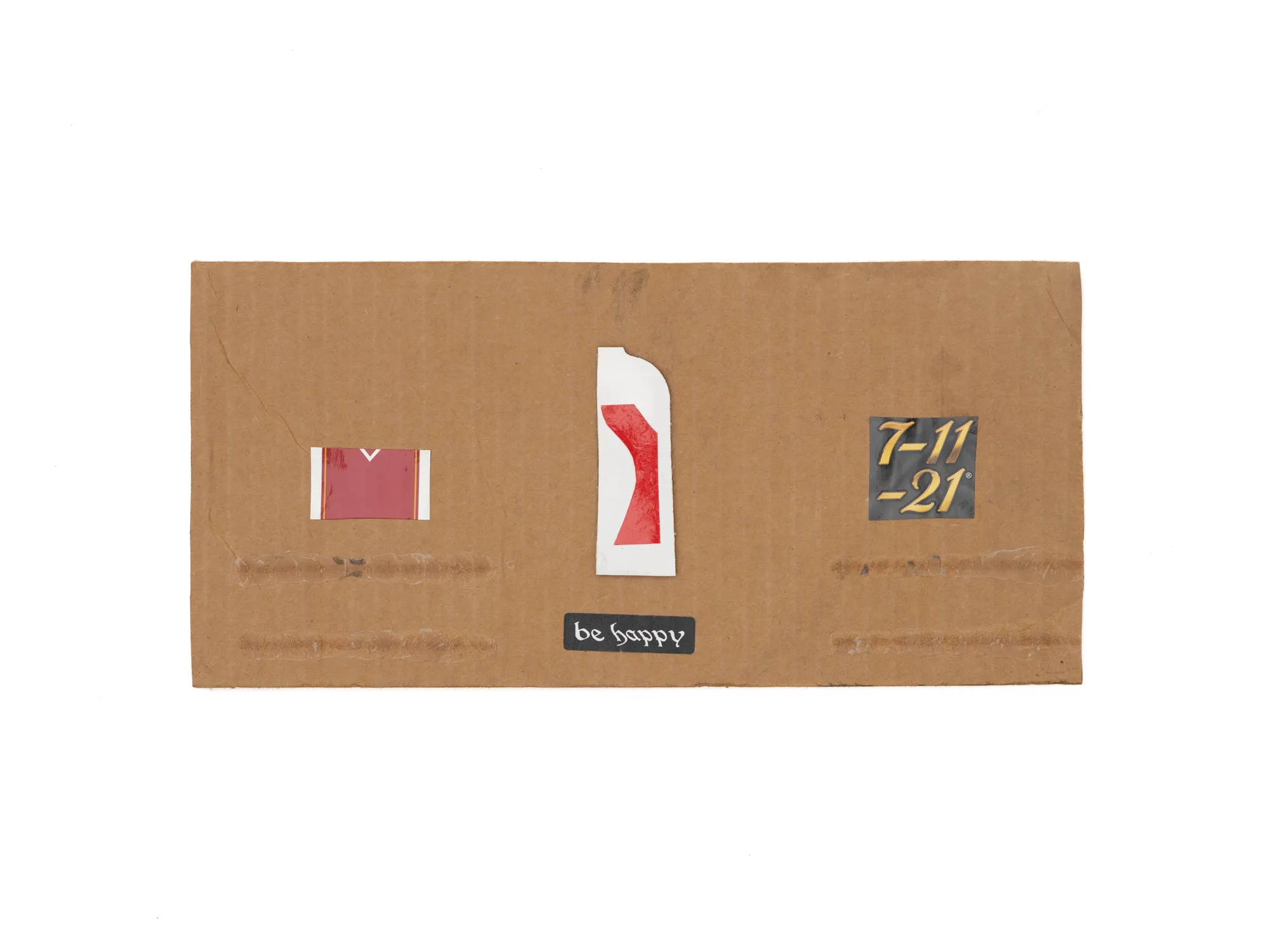 Cardboard XS 073 — Be happy, 7-11-21