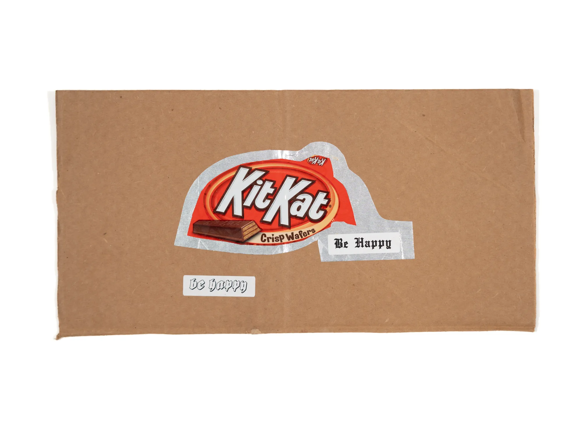 Cardboard XS 039 — KitKat, Be Happy, Foil Paper