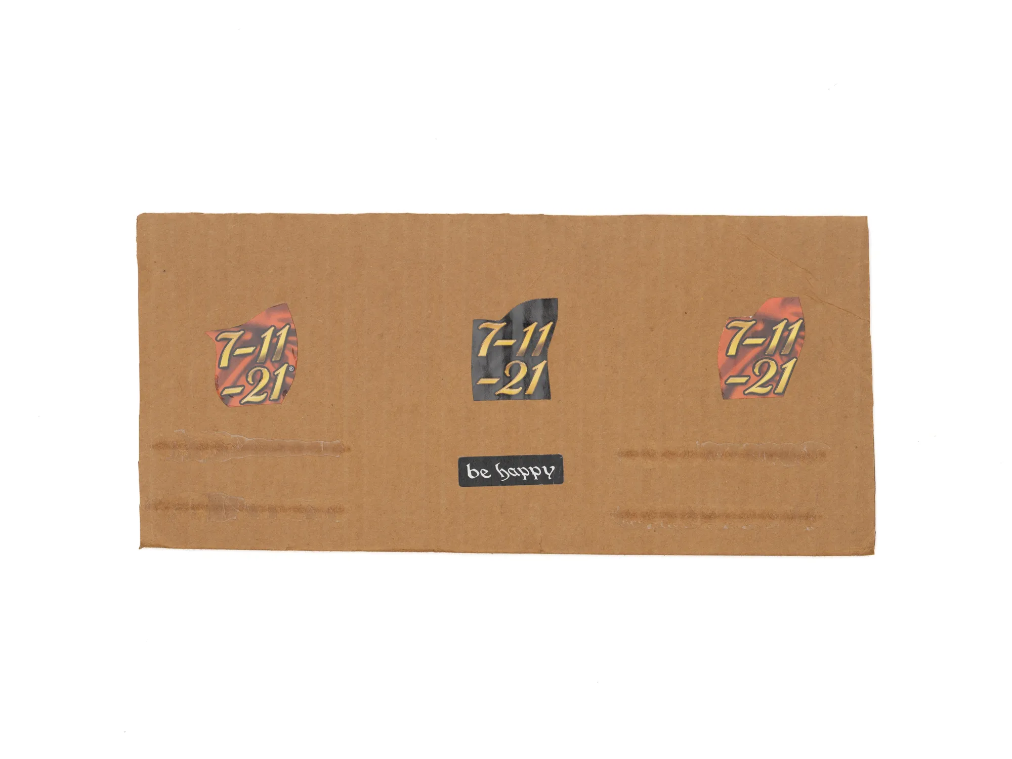 Cardboard XS 074 — Be happy, 7-11-21