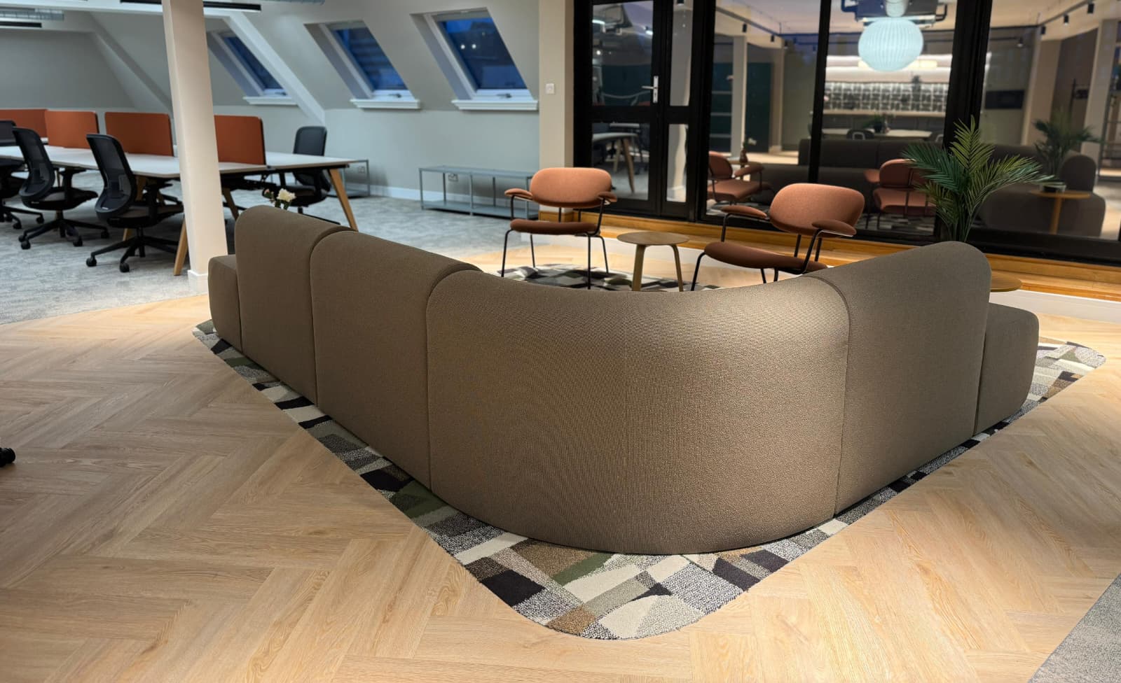 customer browsing yoga products at studio reception