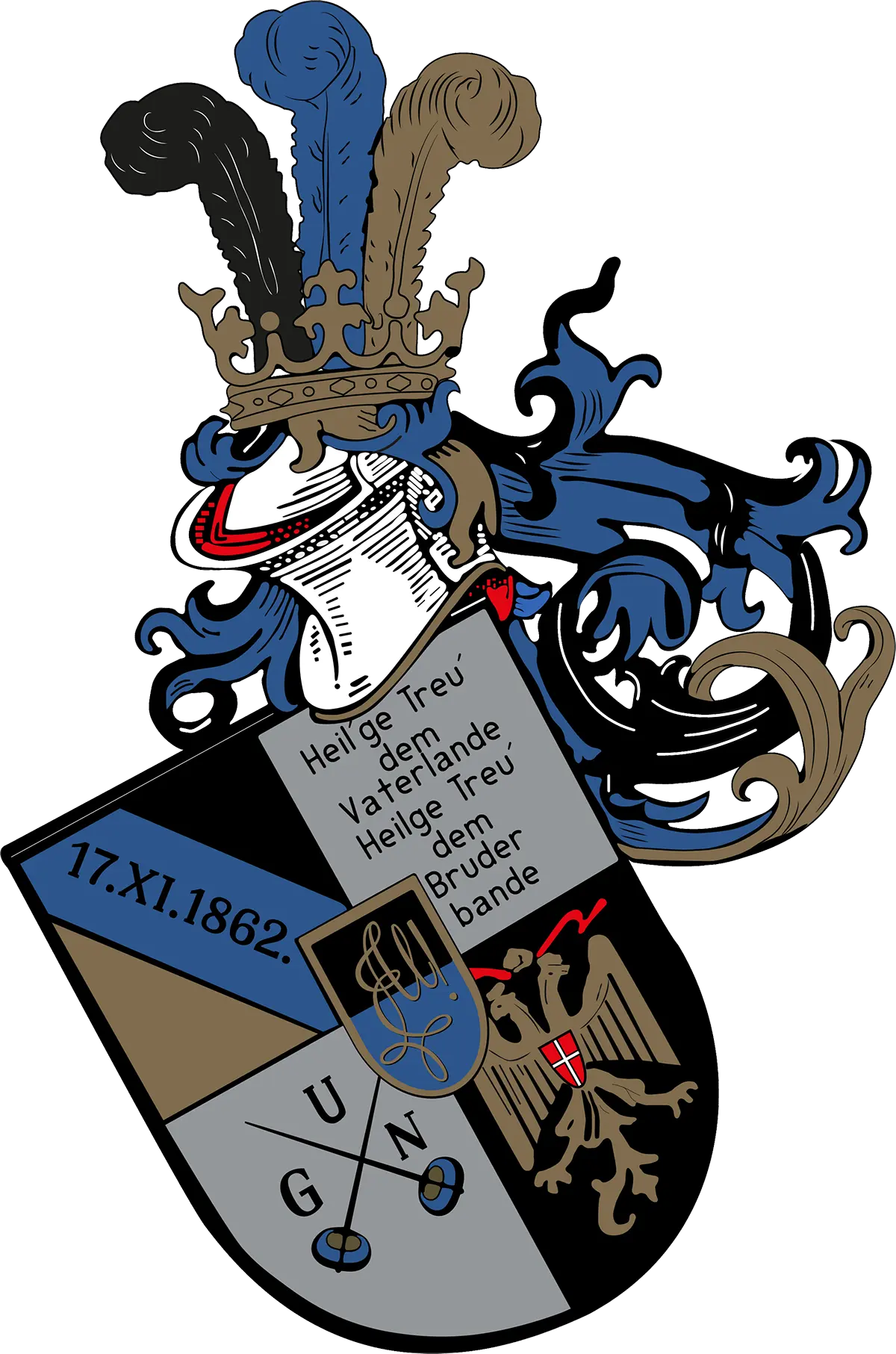 Wappen des Corps Alemannia Wien zu Linz