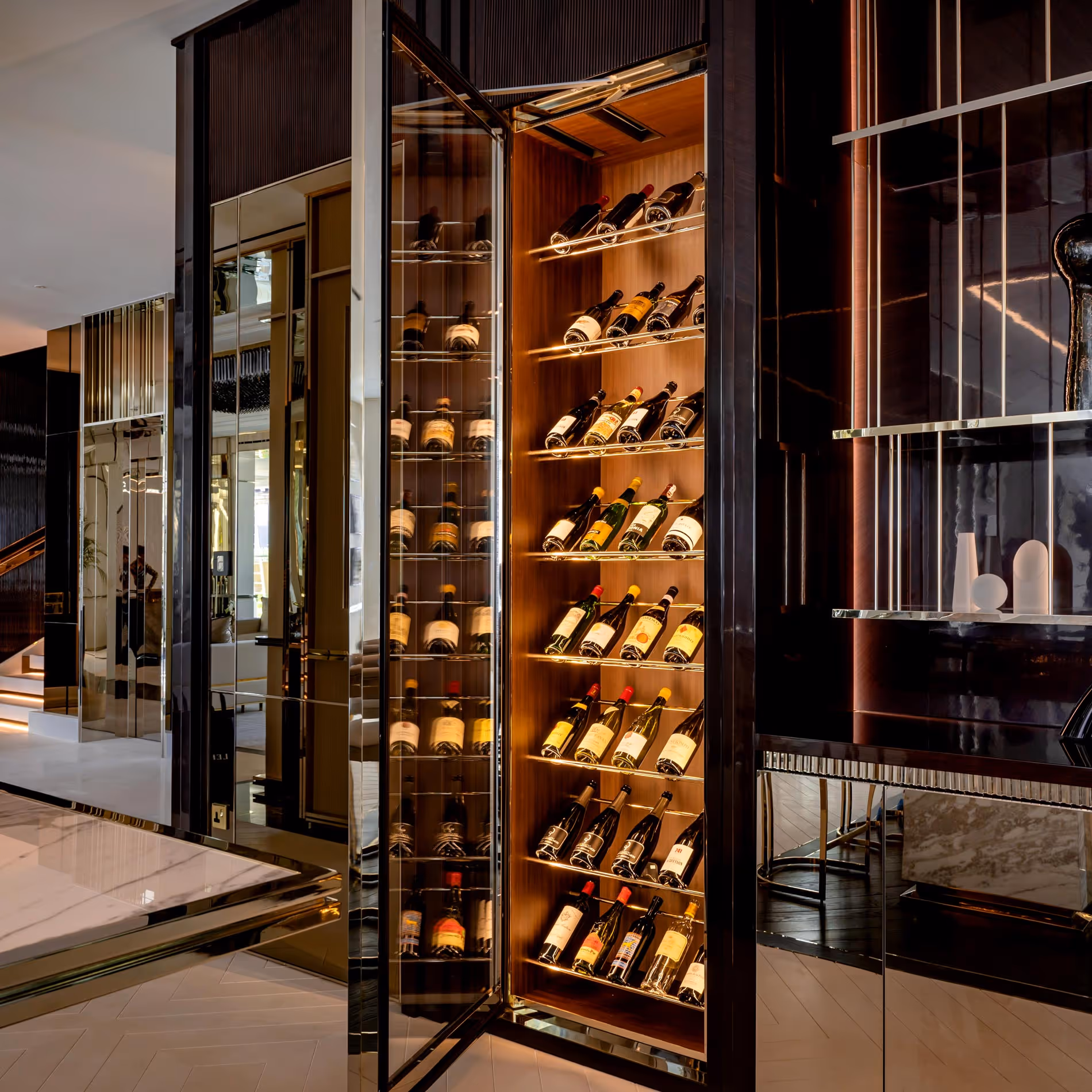 EuroCave wine cabinets by Cellar Concept, offering high-end storage for wine collections in Dubai and the Gulf region