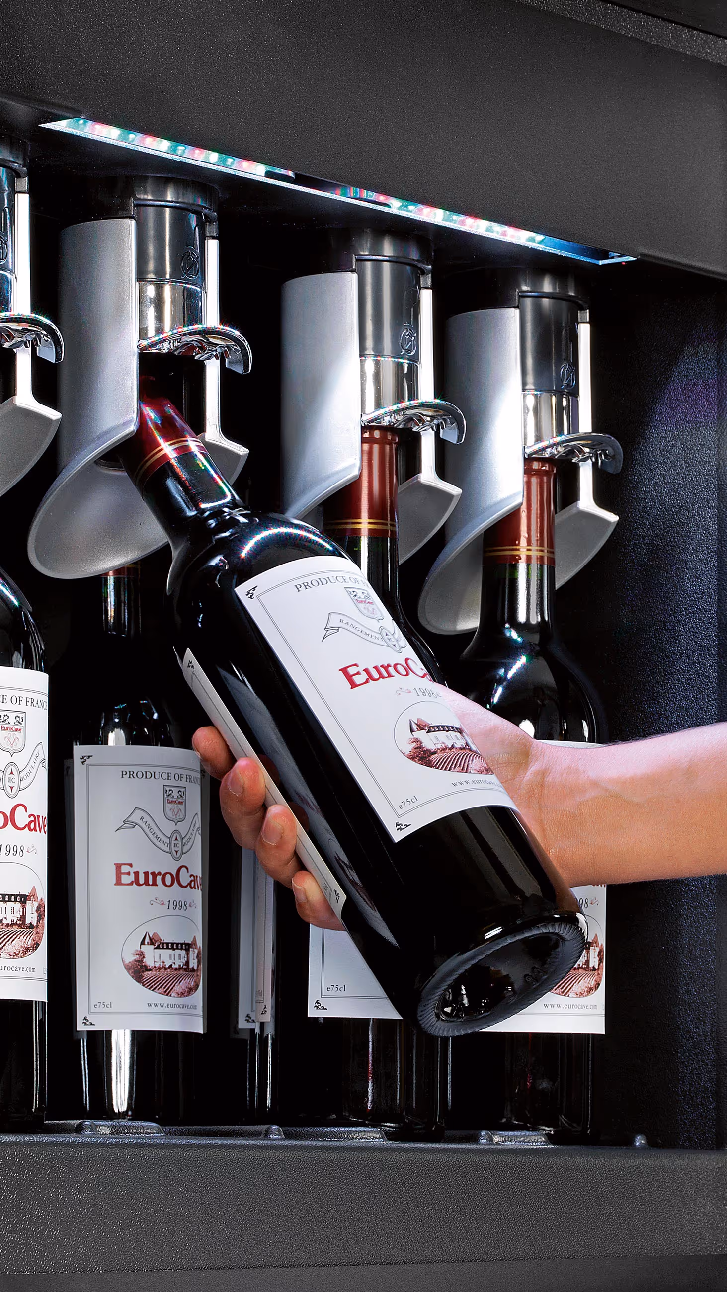 EuroCave wine cellars by Cellar Concept, providing premium storage and preservation solutions for wine enthusiasts in Dubai and the Gulf