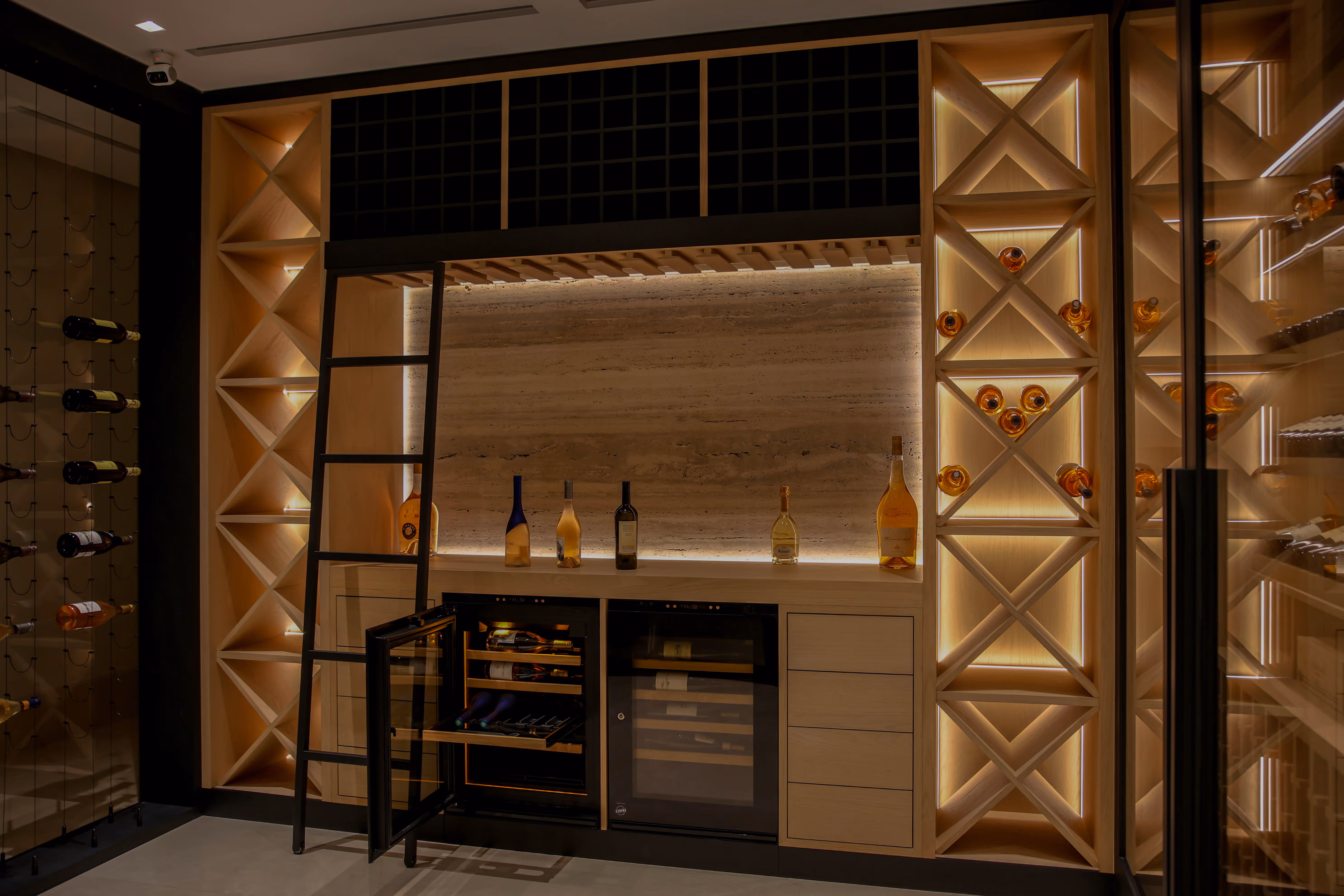 Tailored wine storage by Cellar Concept, providing luxury bespoke wine cellars in Dubai and across the Gulf.