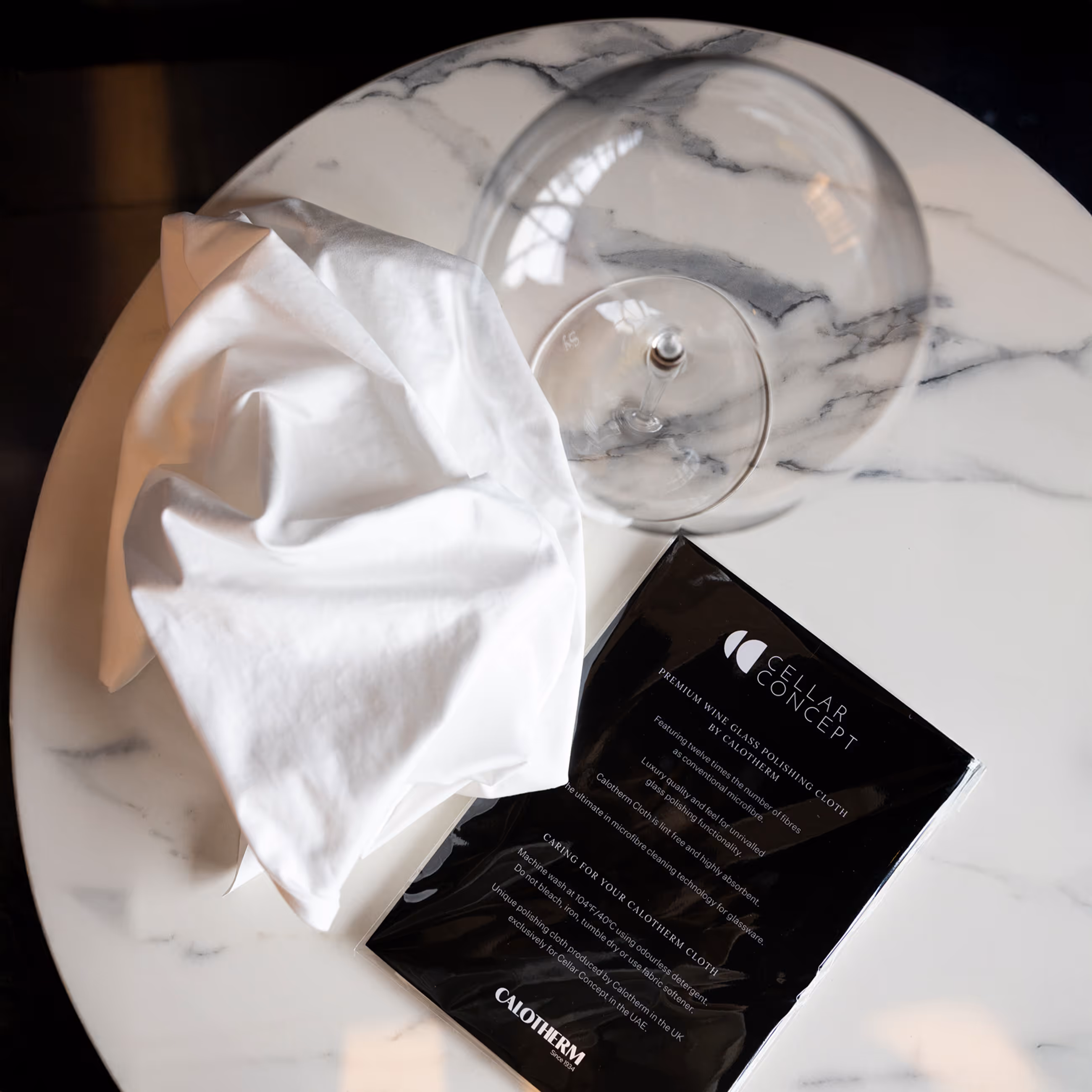 Calotherm Microfiber, precision-crafted for perfect glassware