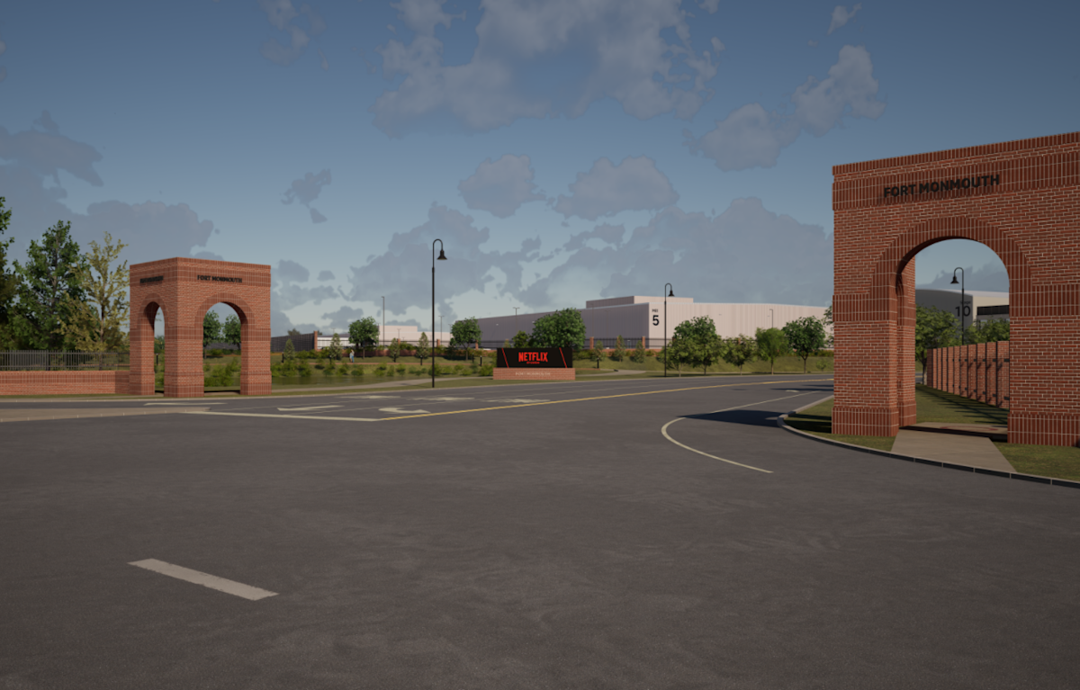 Netflix Studios Fort Monmouth Entrance