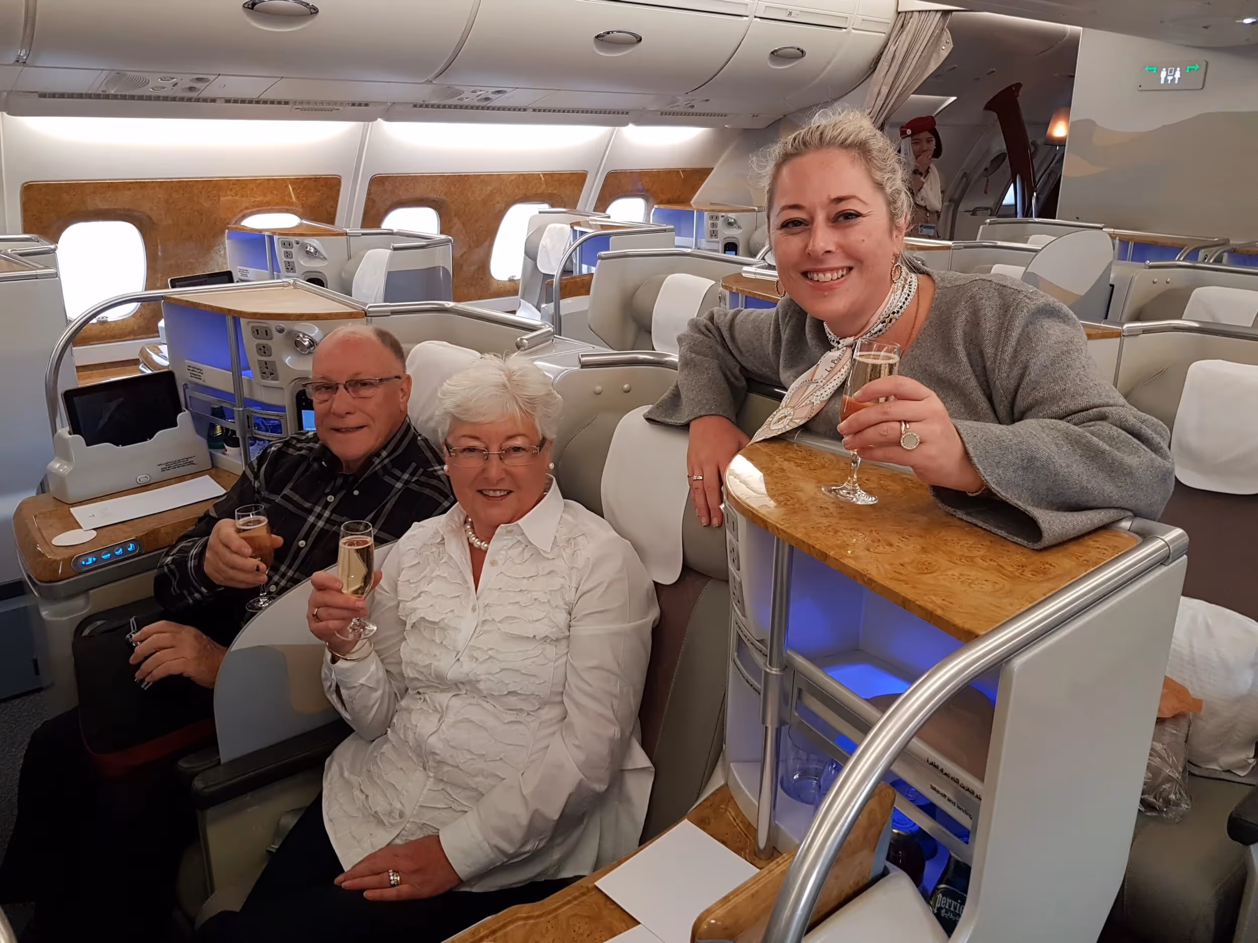 Travelling up the top