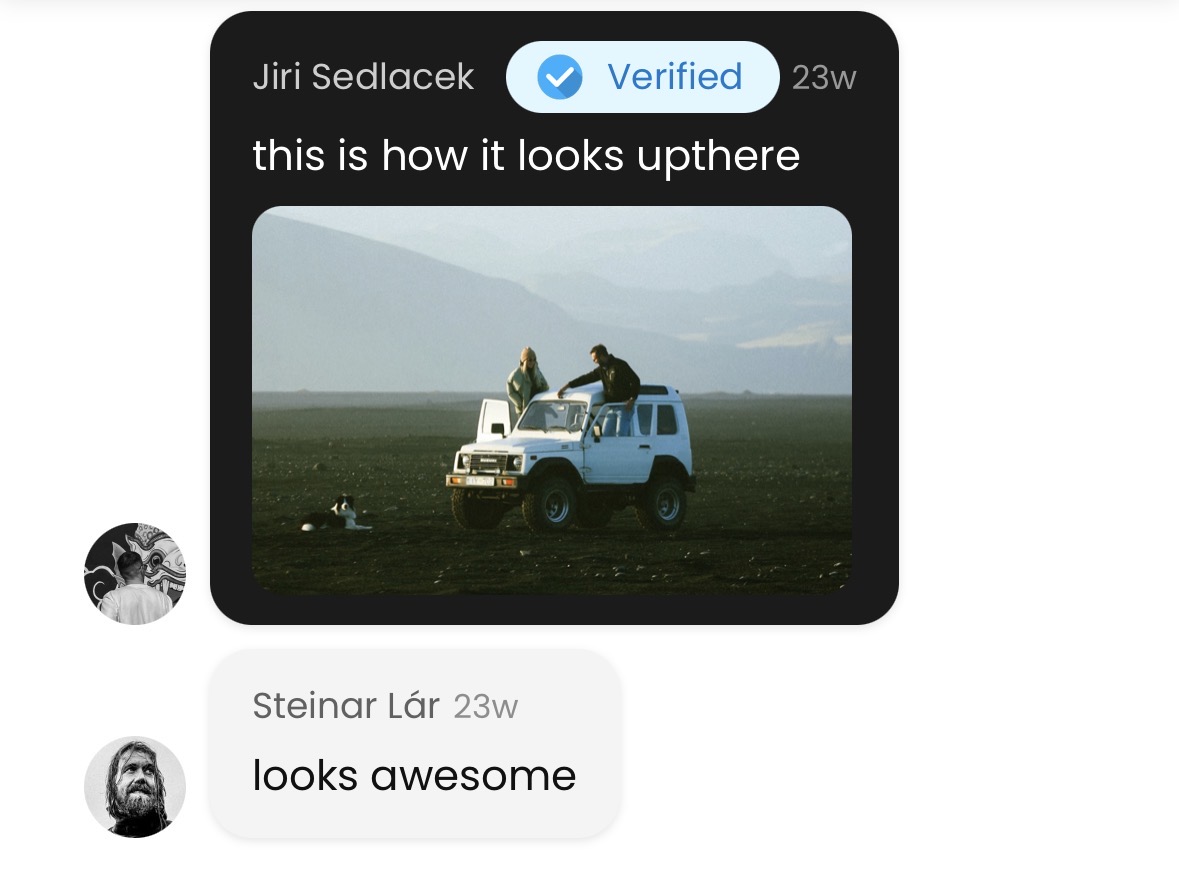 Live community chat