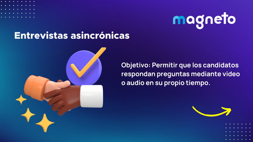 Objetivo de una entrevista asincrónica