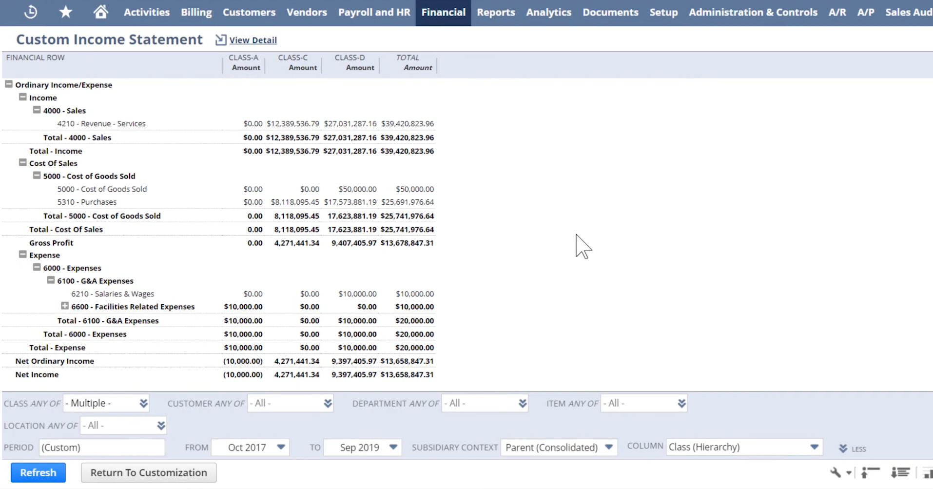 Interfaz Netsuite
