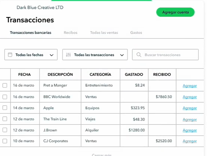 Interfaz Intuit Quickbooks