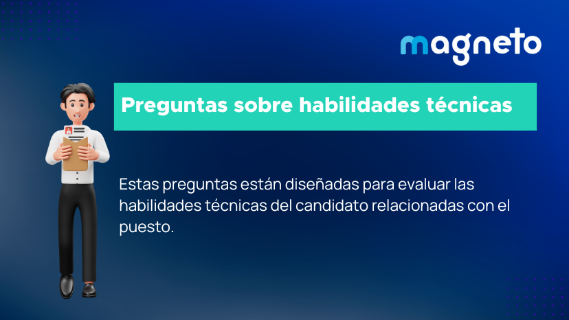 ¿A qué se refieren las preguntas técnicas en una entrevista laboral?
