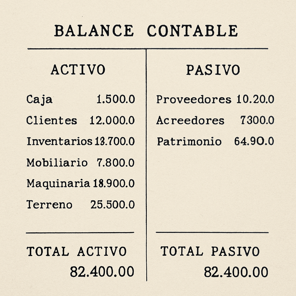 Balance contable