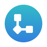 fluent_flowchart-circle-20-filled