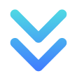 down duble arrow icon