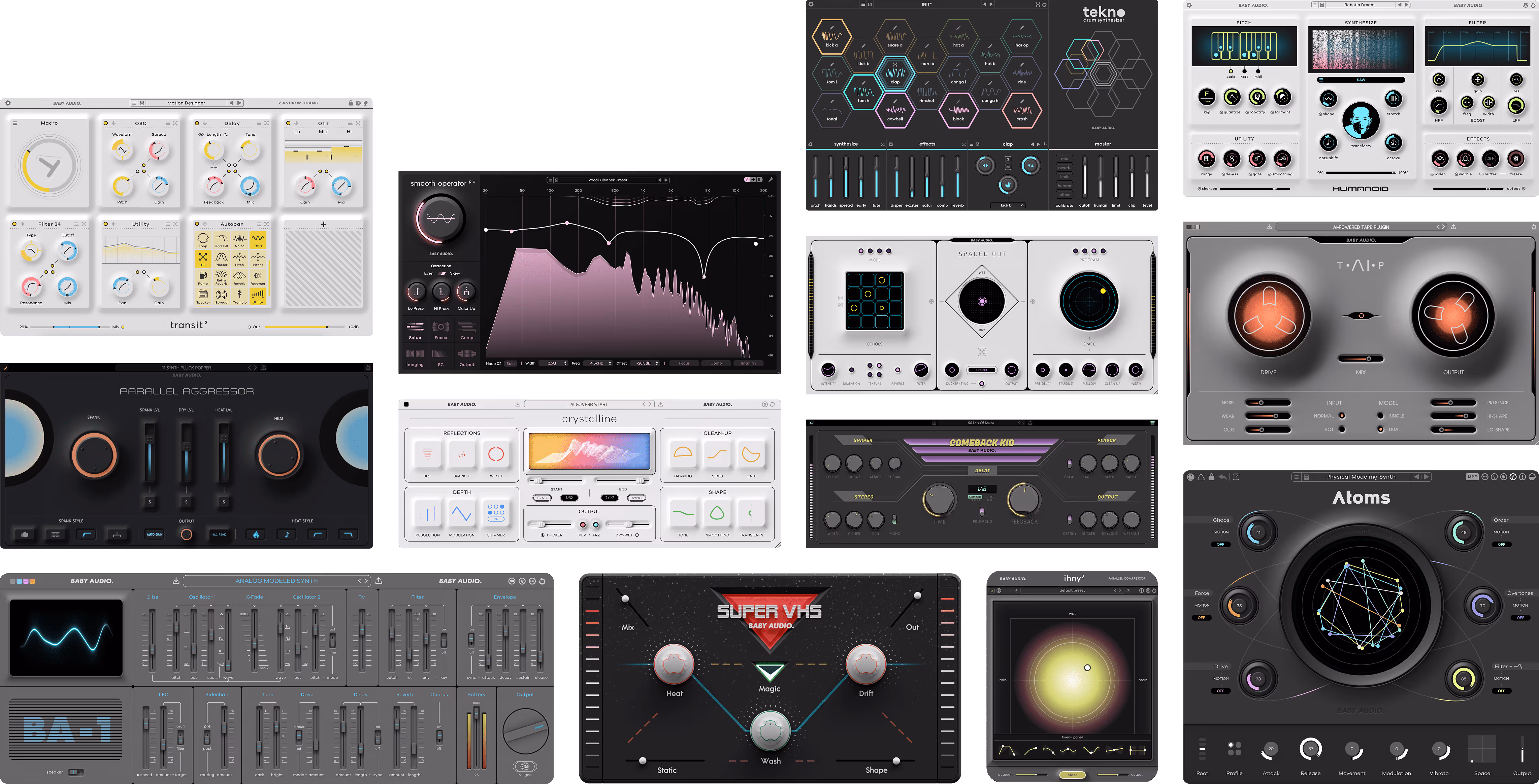 All Baby Audio Plugins included in the Complete Bundle