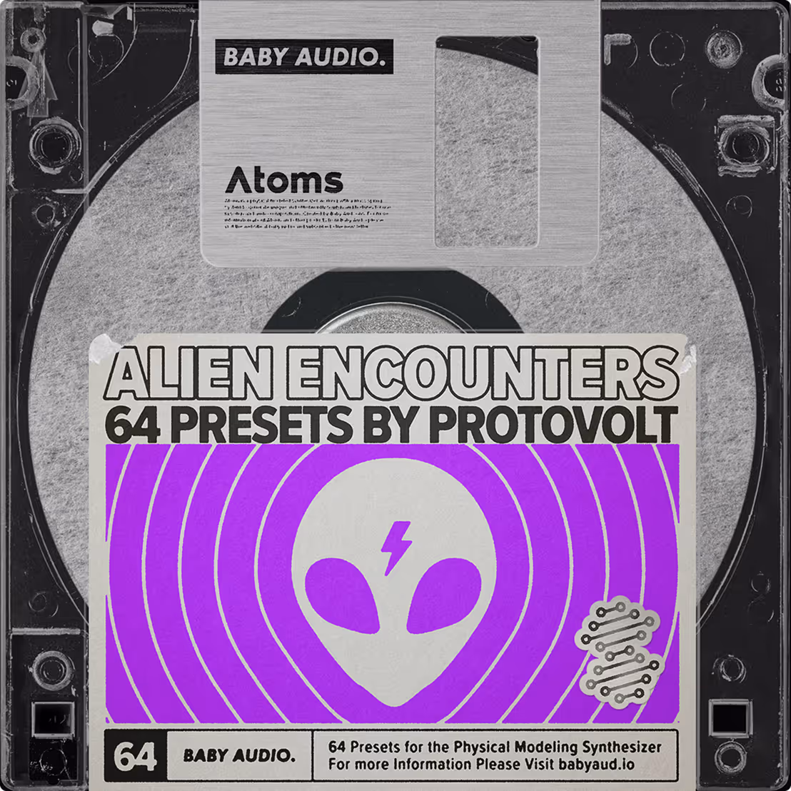 Alien Encounters expansions preset pack artwork by Baby Audio