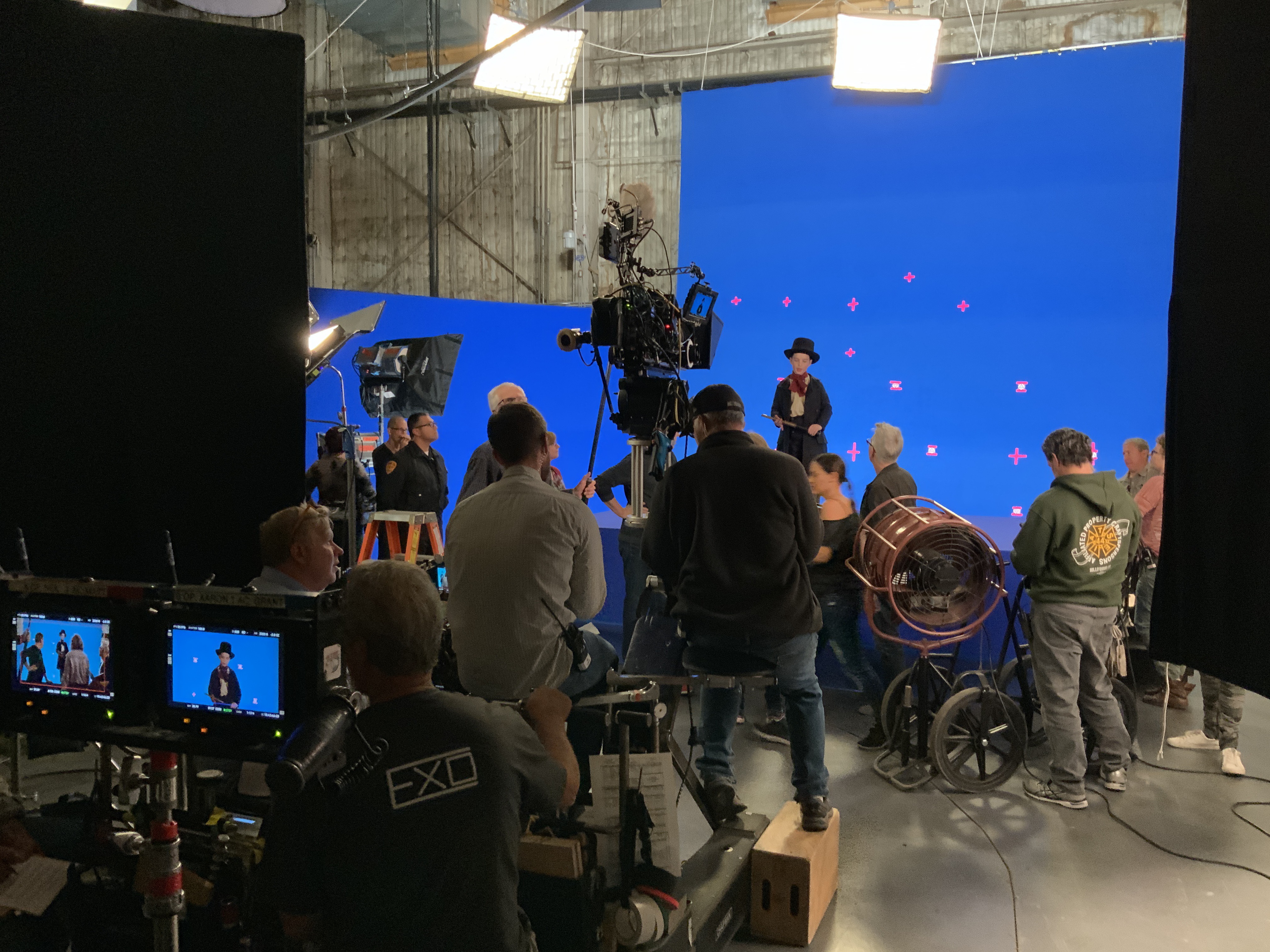 image of behind-the-scenes filming
