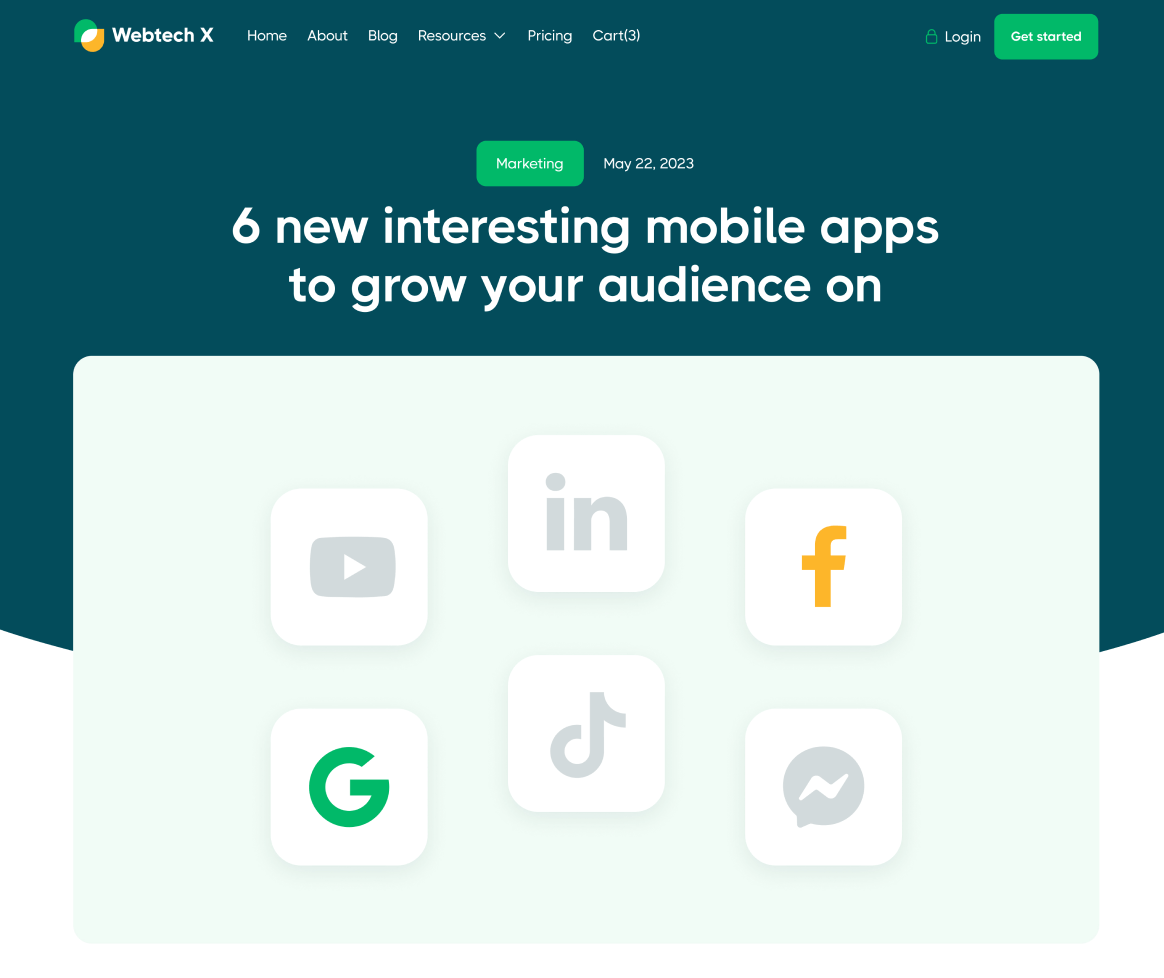 Blog Post - Webtech X Webflow Template