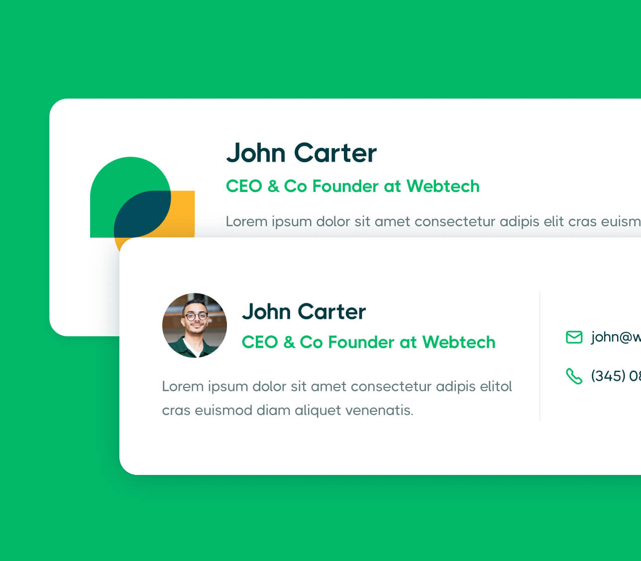 Email Signature - Webtech X Webflow Template