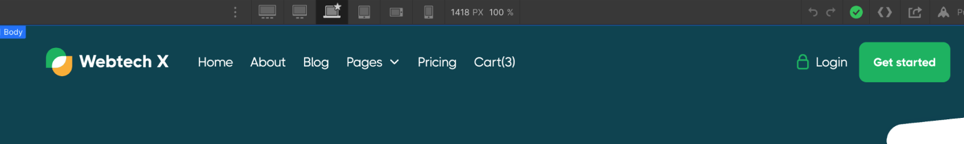 Responsive Design - Webtech X Webflow Template