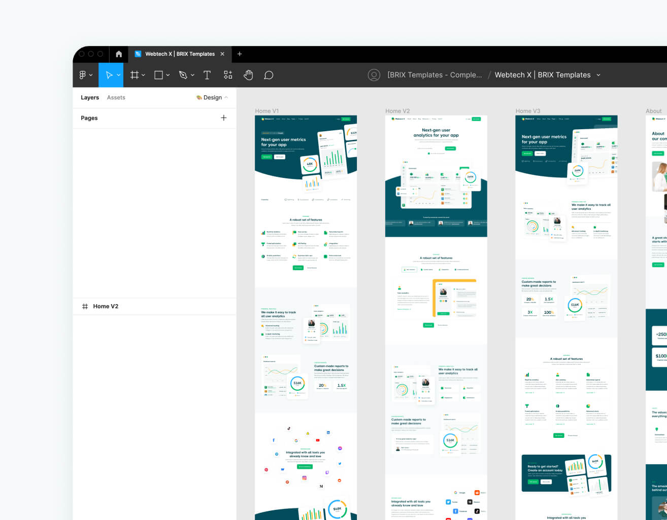Figma File Included - Webtech X Webflow Template