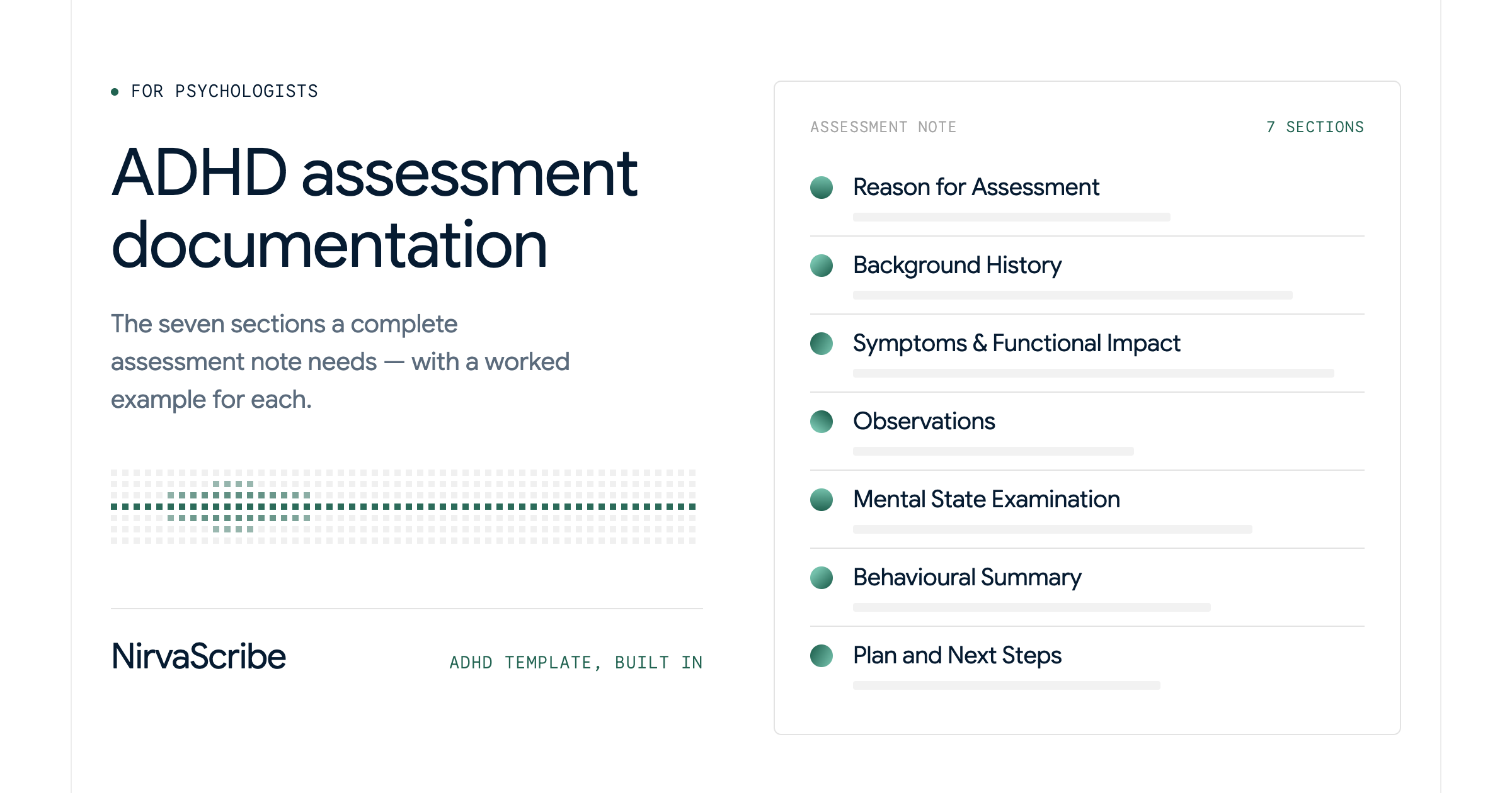 ADHD Assessment Documentation: A Practical Guide for Psychologists