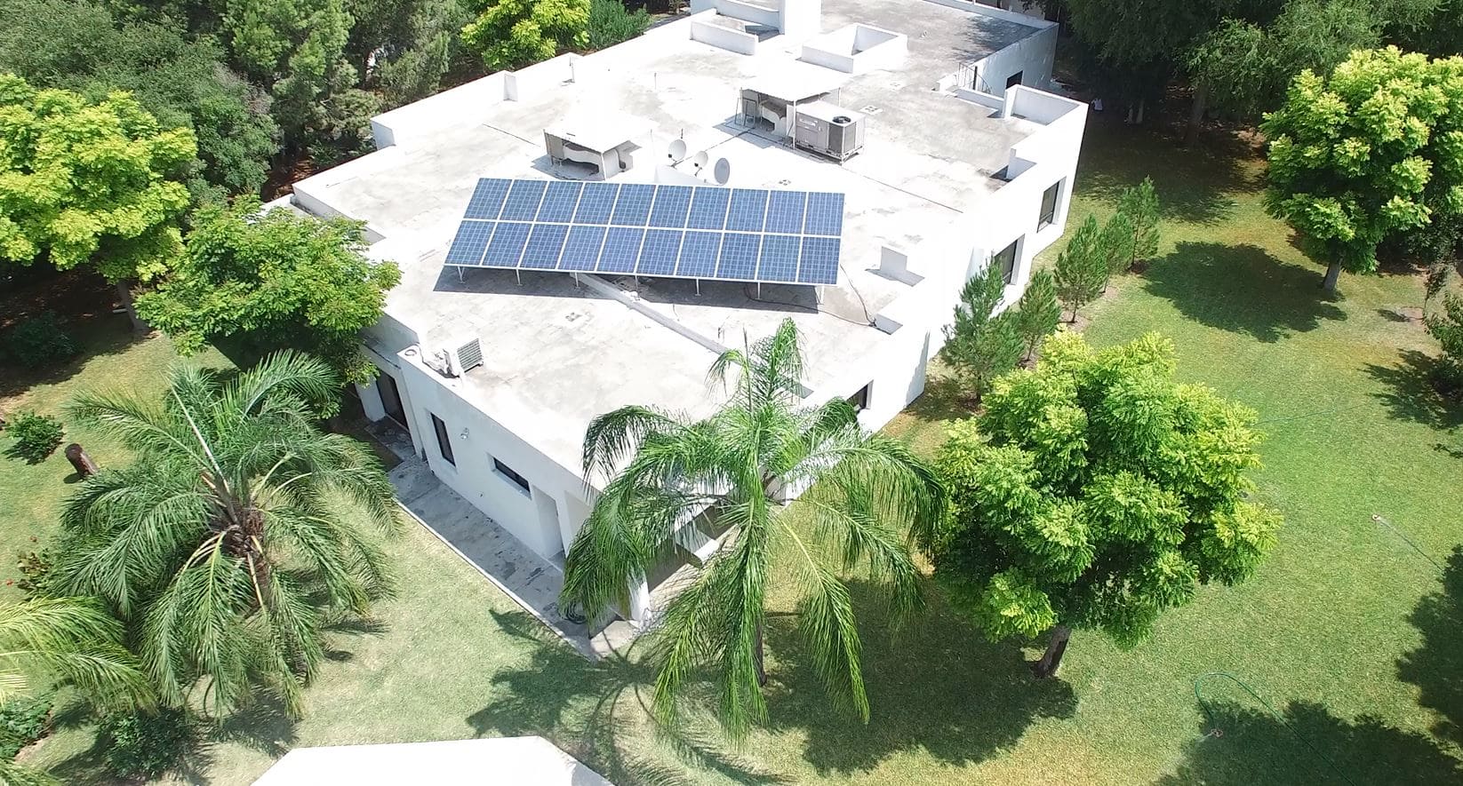 image of residential solar setup