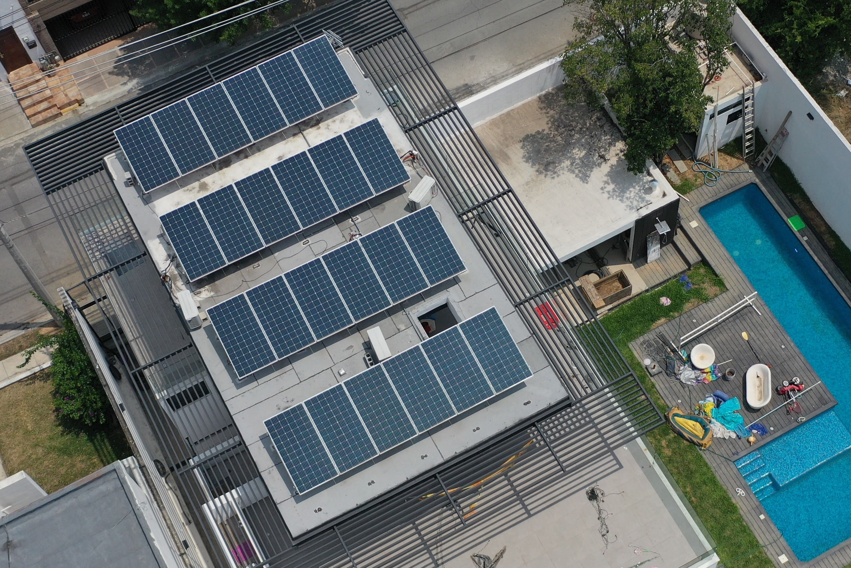 image of solar panel installation in progress