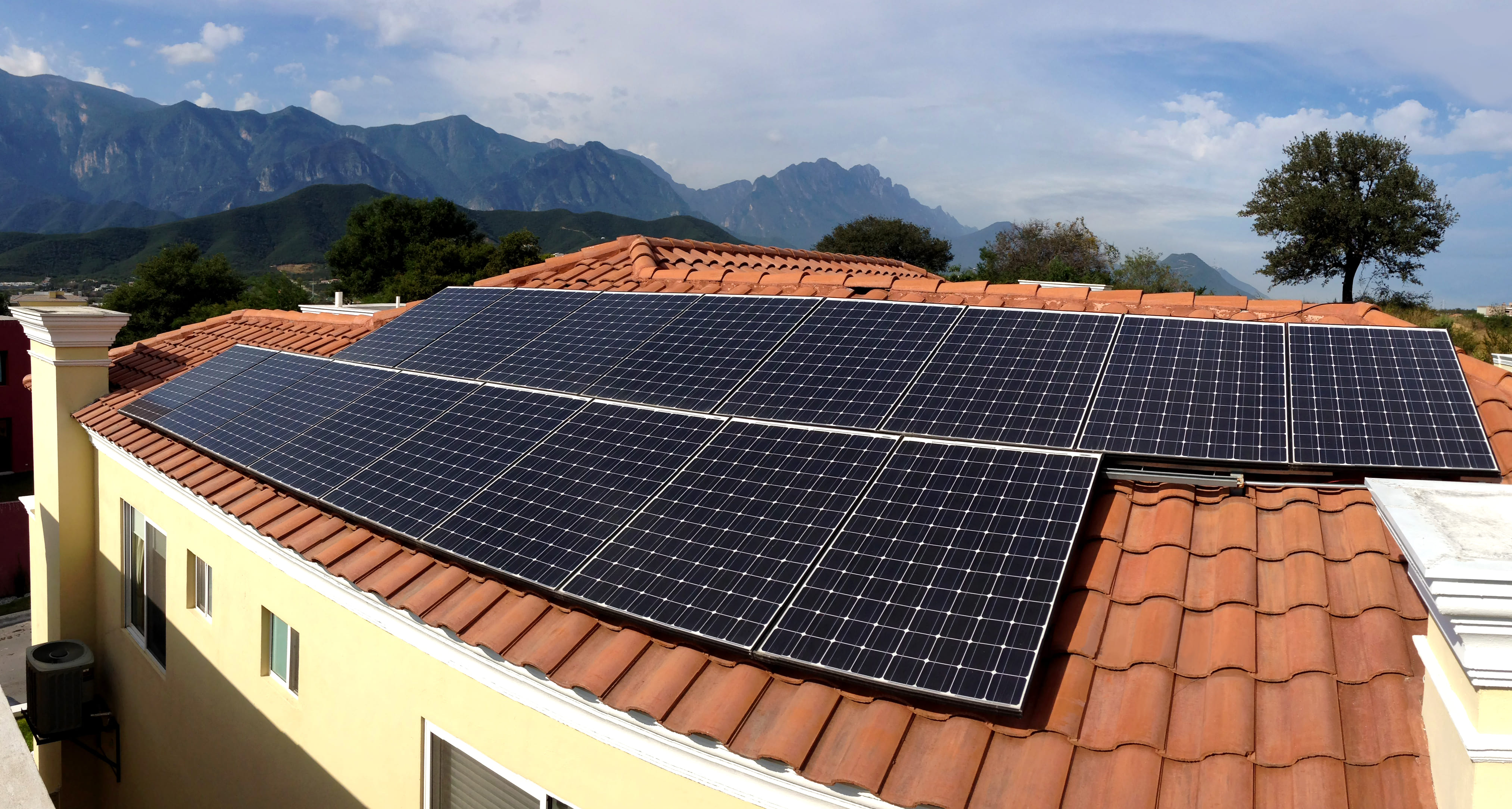 image of residential solar setup