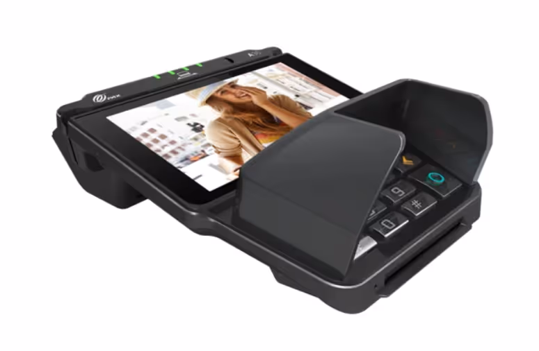 A pinpad used for credit/debit card payment