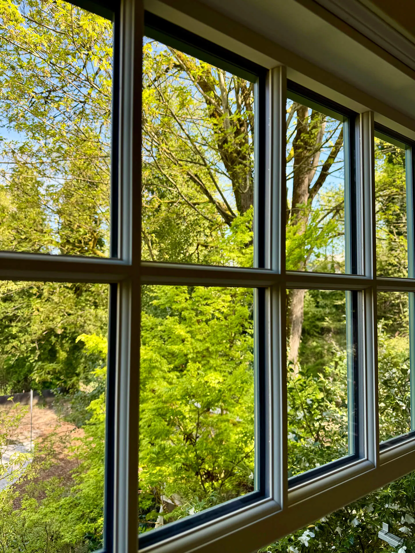 Completed window and door installation project by Cascade View Construction