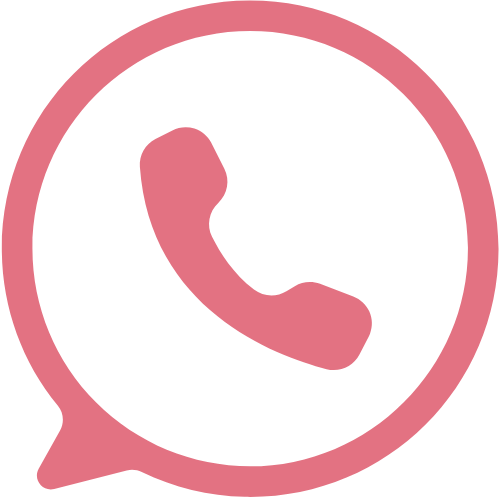 Pink whatsapp icon
