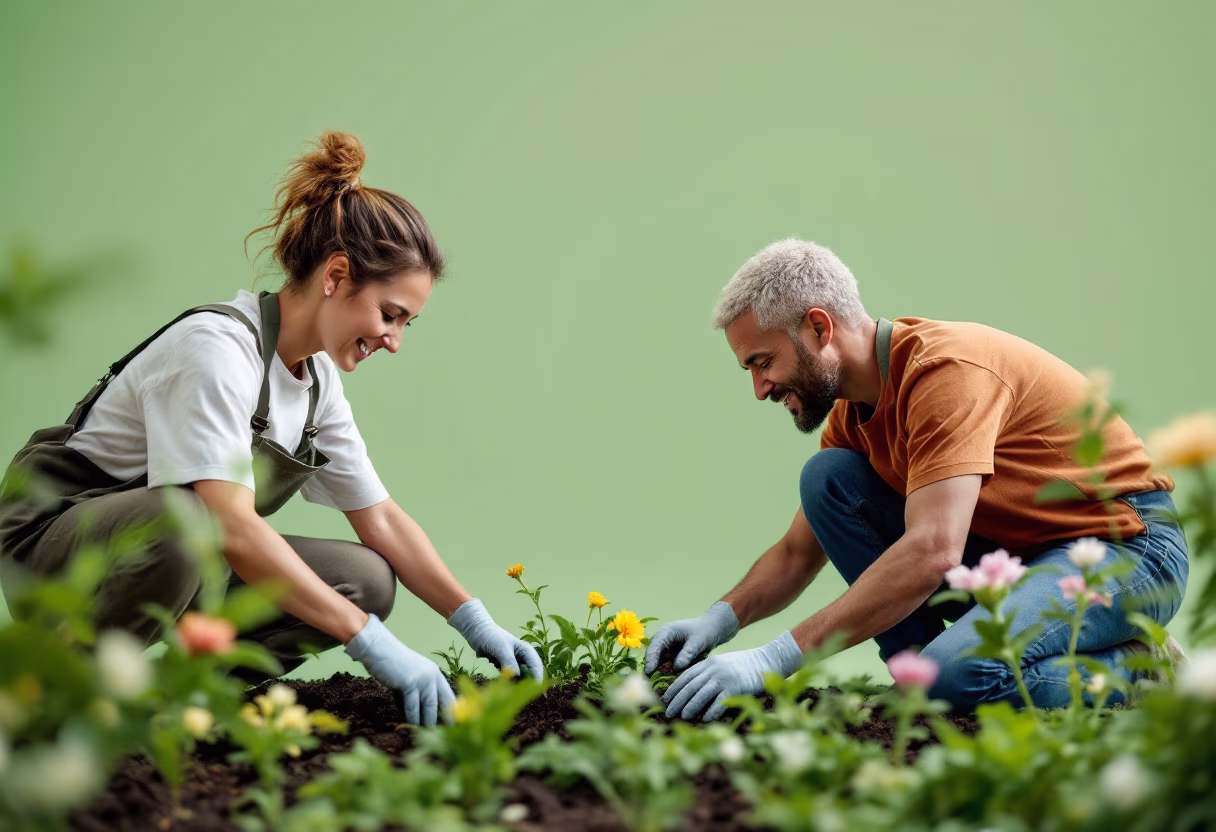 image of group volunteering (for a church & cathedral)