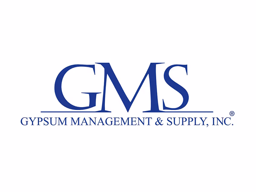 GMS: Gypsum management and supply, inc logo
