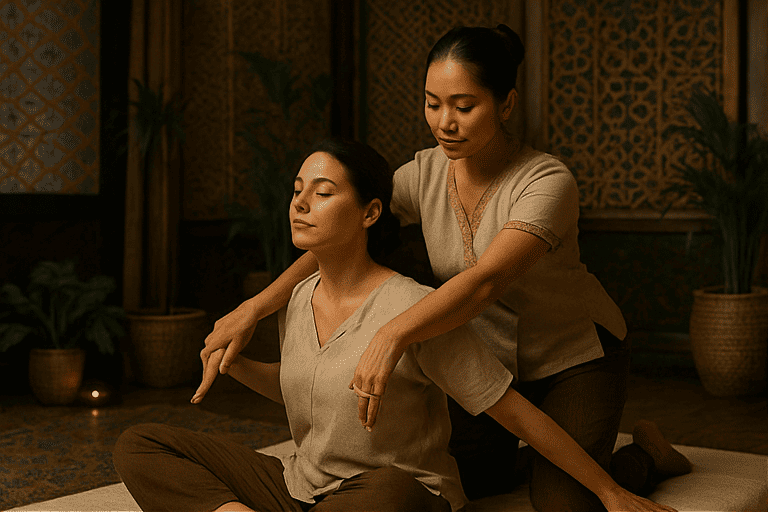 image of massage therapy room