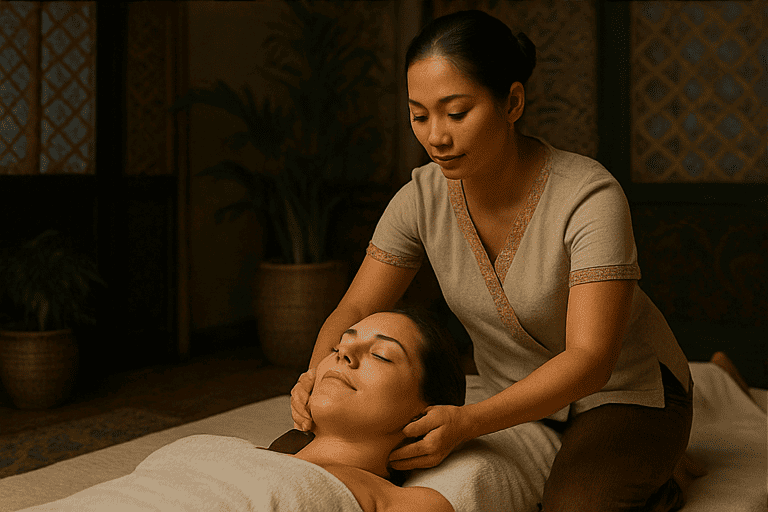 treatment in session for a wellness center