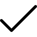 Tick icon indicates list items