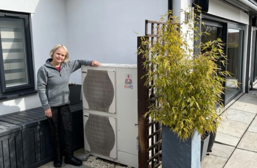 Catherine, Essex: lives in a 1950s house she converted into a modern three-bed house