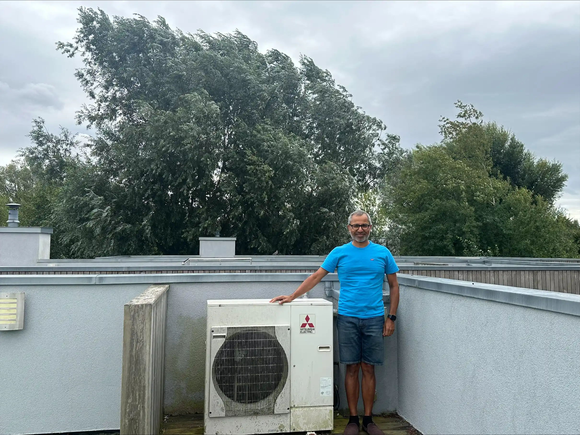 Ranjit, The Cotswolds: has a new-build four-bedroom holiday home that came with a heat pump
