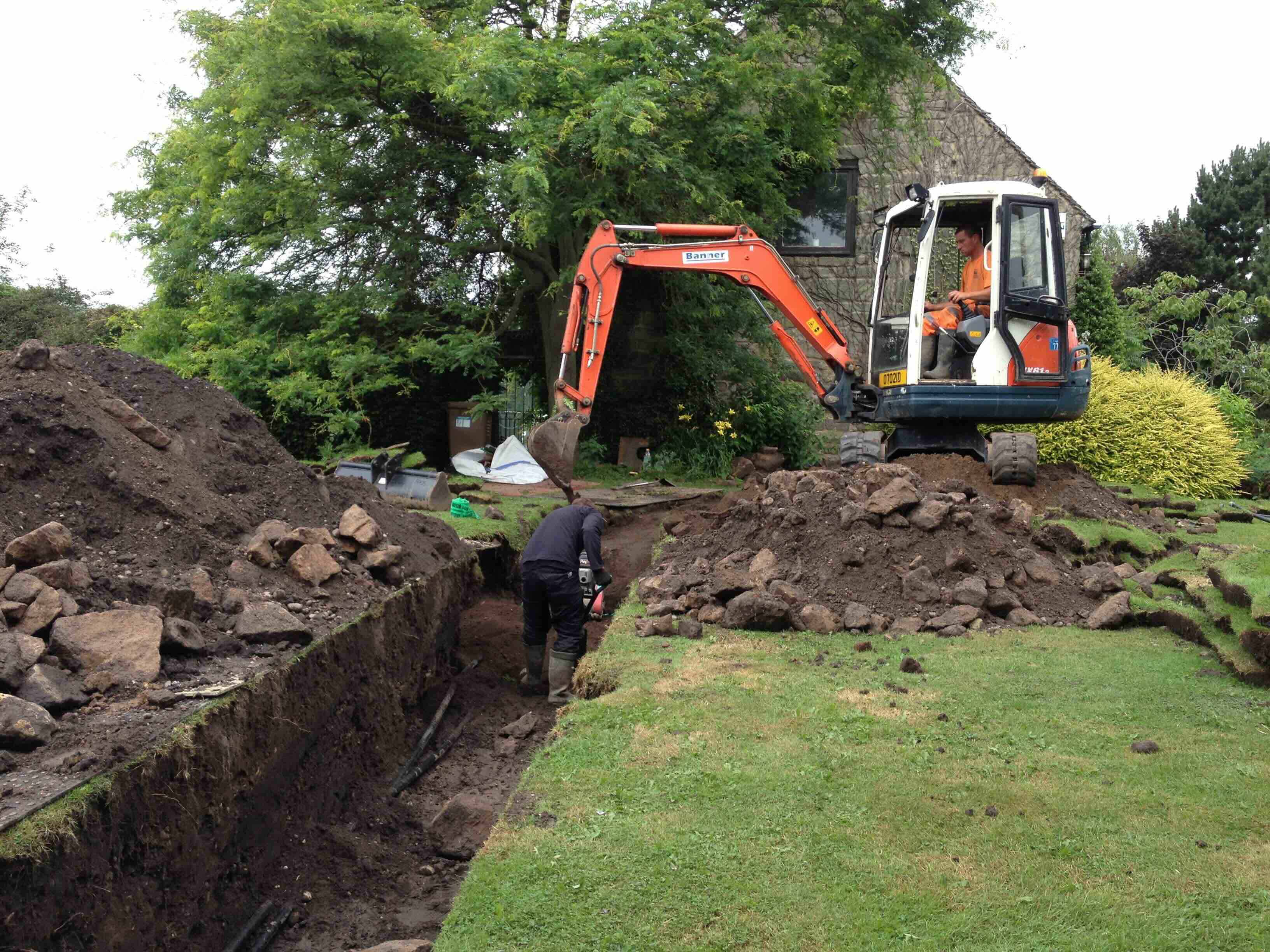 Ground source heat pump with ground loop