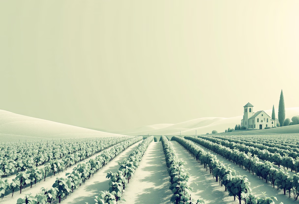 image of vineyard landscape for a winery