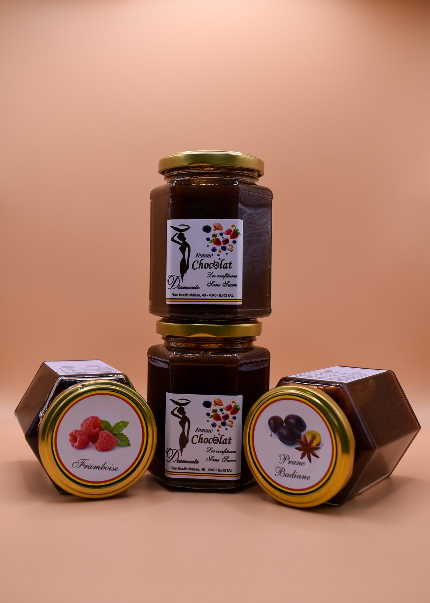 Pâte à tartiner artisanale sans sucre La Femme Chocolat