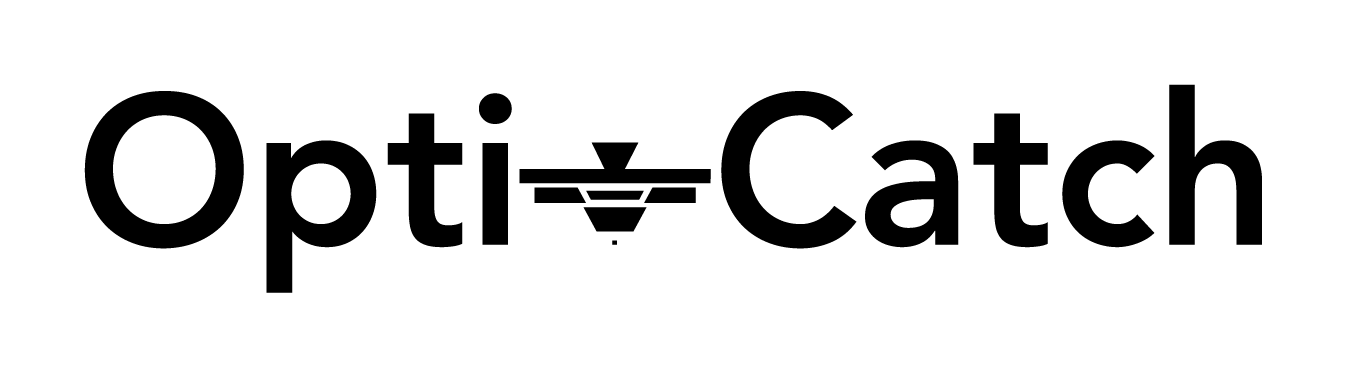 opti-catch black logo
