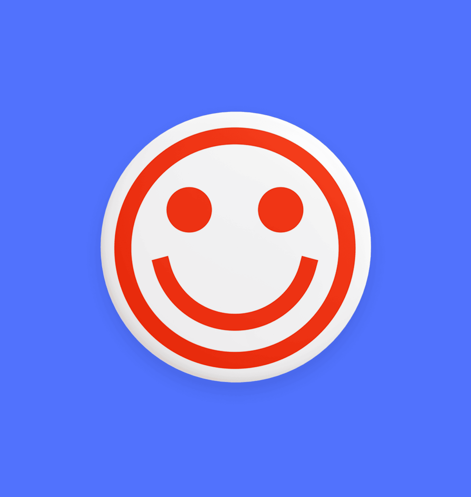 Lily Carter Happy Face Bg Blue - Print X Webflow Template