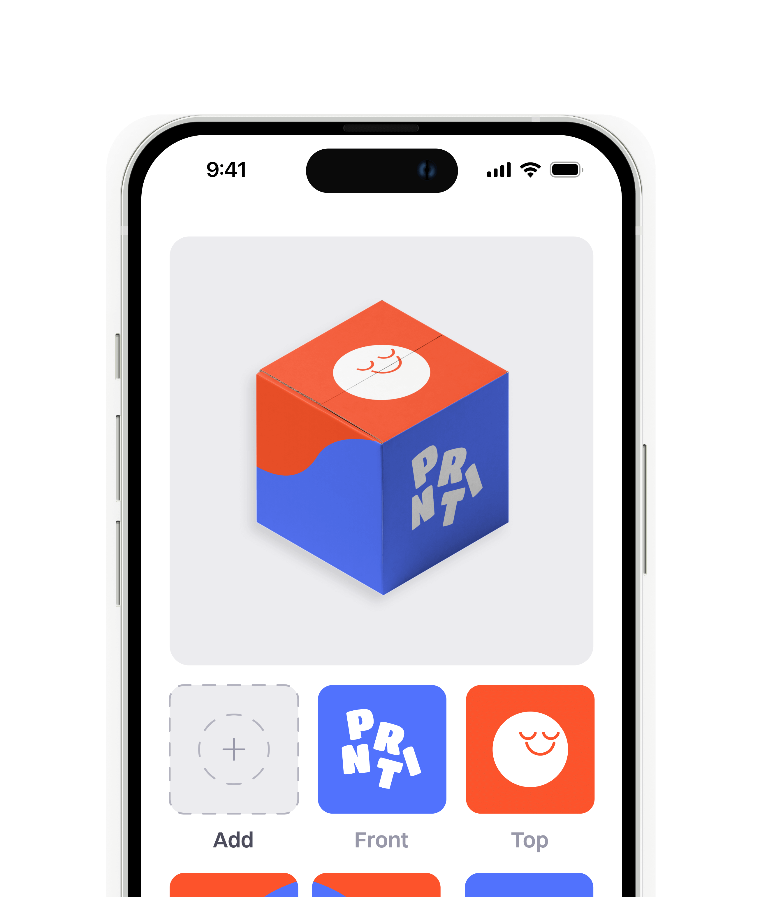 Cell Phone Bg - Print X Webflow Template