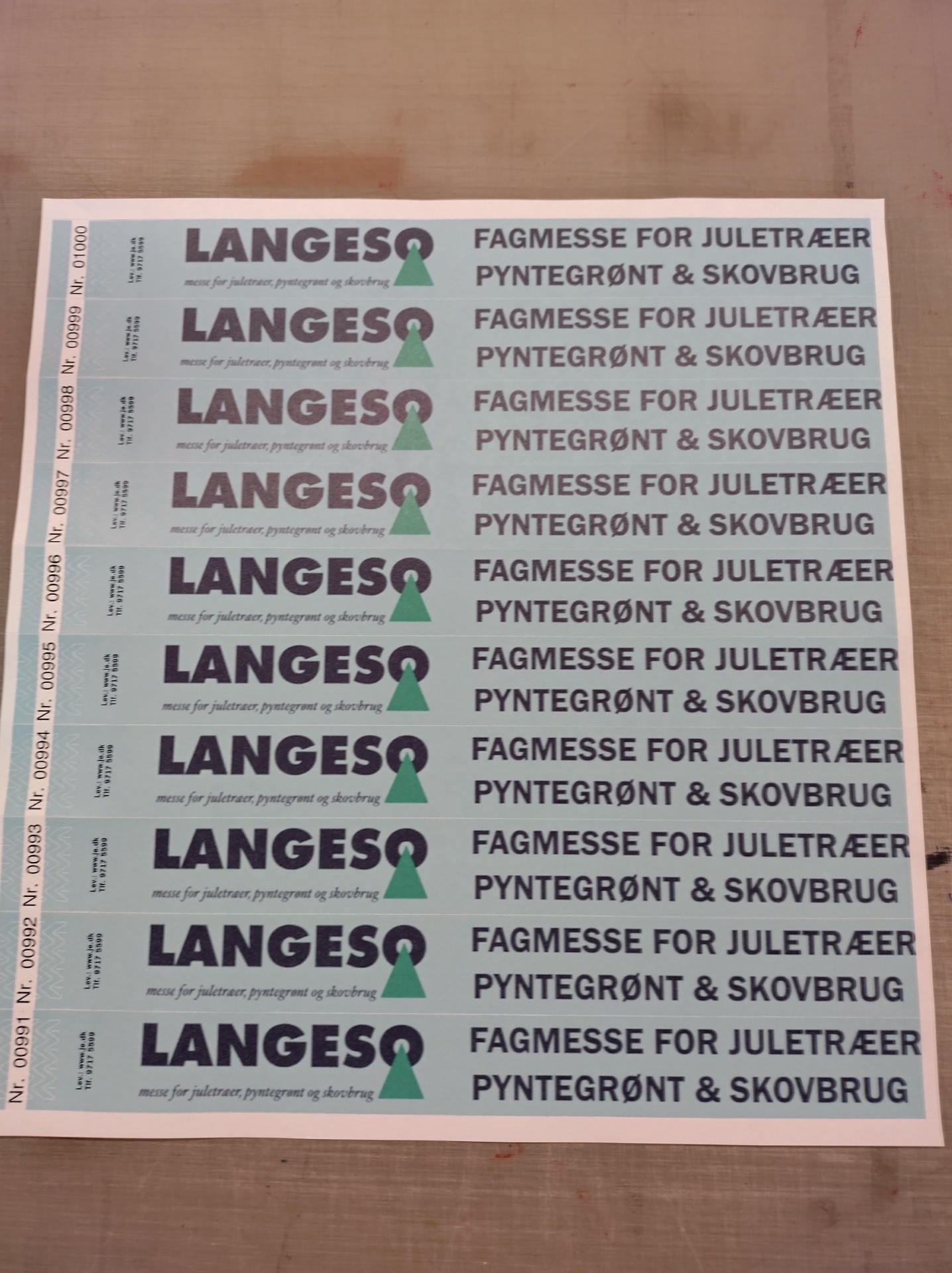 Tryksager og visitkort